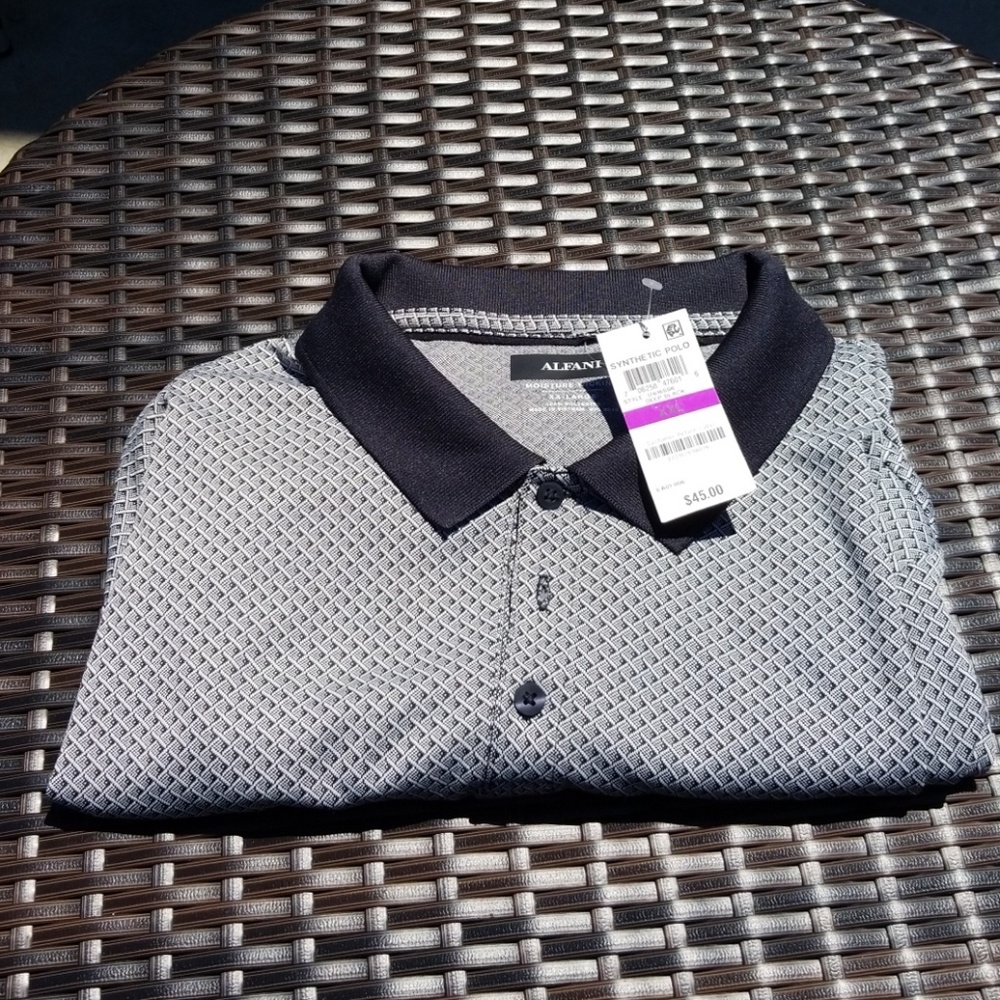 Alfani Men's Polo NWT Black